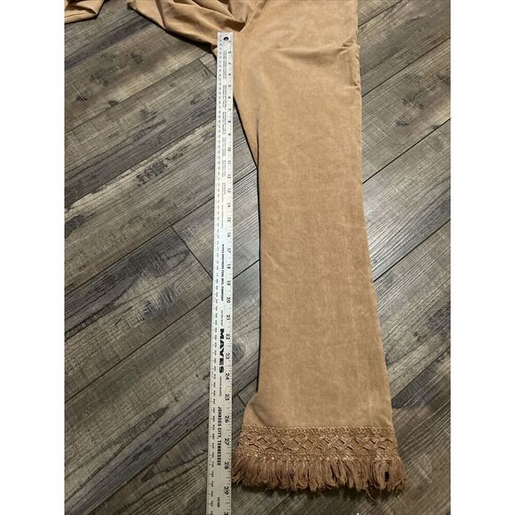 Chatoyant Straight Pants Brown Women Size M - Picture 3 of 7